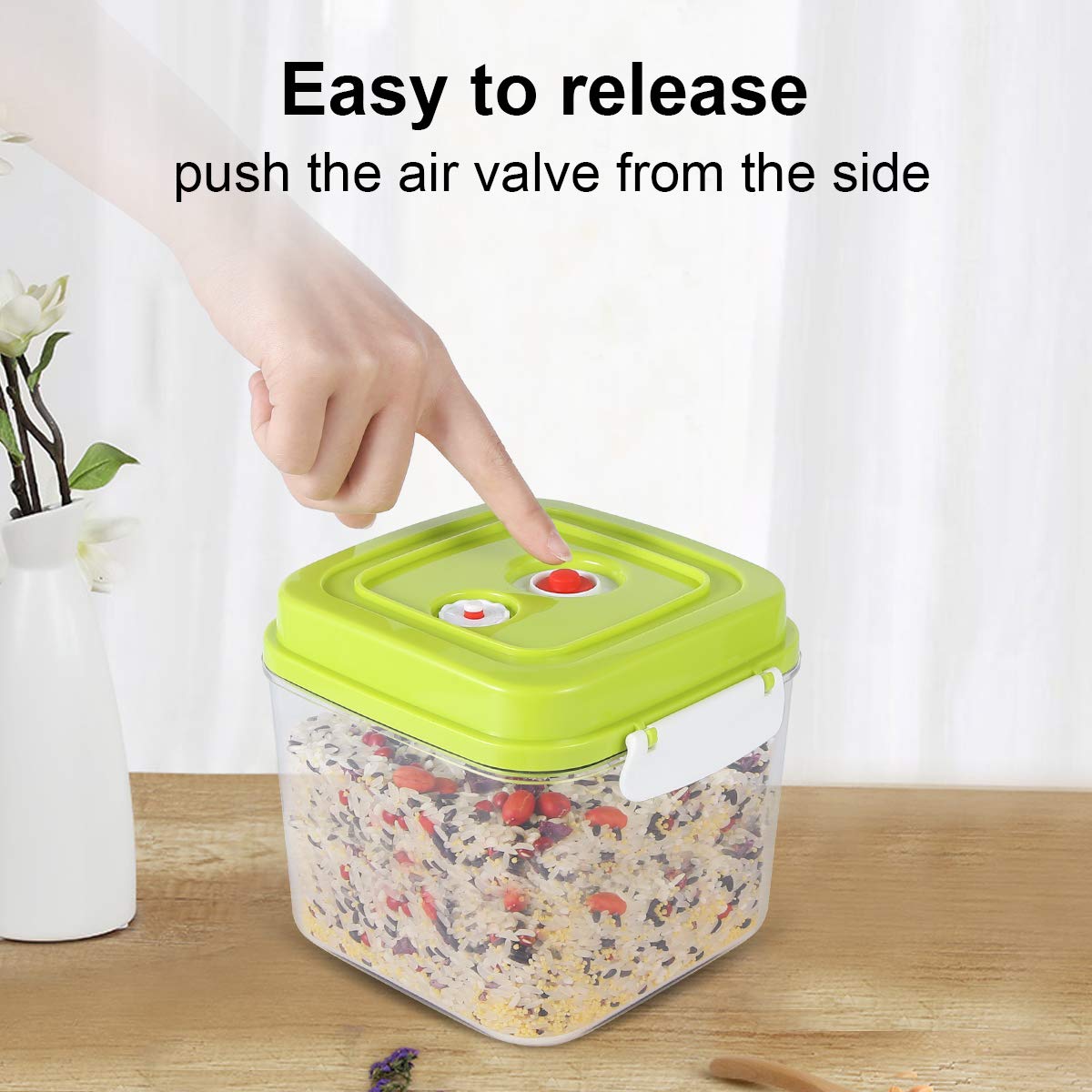 Vacuum Seal Food Storage Container Set — Keep Food Fresh 3x Longer